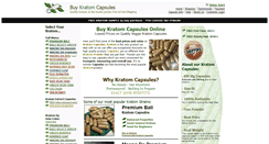 Desktop Screenshot of buykratomcapsules.com