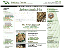Tablet Screenshot of buykratomcapsules.com